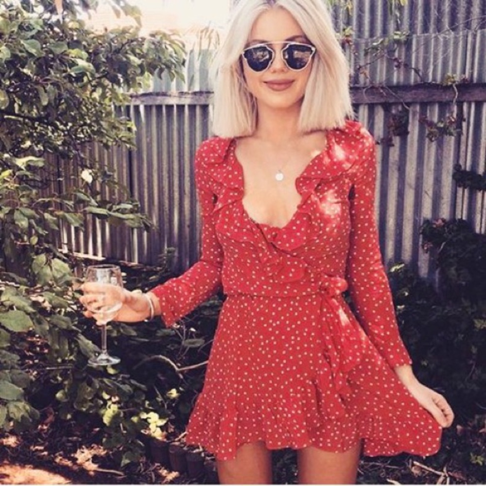 ❌❌❌SOLD❌❌❌Realisation wrap dress